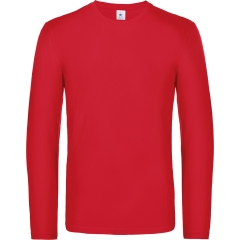 T-shirt homme manches longues Rouge B&C E190