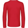 T-shirt homme manches longues Rouge B&C E190 – vue 2