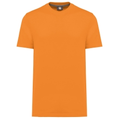 T-shirt écoresponsable orange fluo unisexe WK. Designed To Work