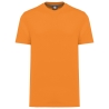 T-shirt écoresponsable orange fluo unisexe WK. Designed To Work