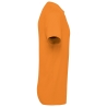 T-shirt écoresponsable orange fluo unisexe WK. Designed To Work – vue 3