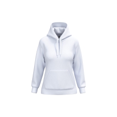 Sweat-shirt capuche femme Blanc Kariban 280 g/m²