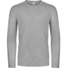 T-shirt manches longues homme gris B&C E190