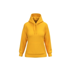 Sweat-shirt à capuche femme Jaune 280 g/m² – Kariban