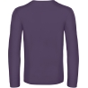 T-shirt manches longues homme Urban Purple B&C E190 – vue 2