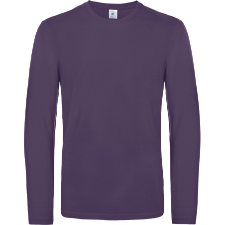 T-shirt manches longues homme Urban Purple B&C E190 – vue 3