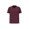 T-shirt Bio col V homme Bordeaux Kariban 140 g/m²
