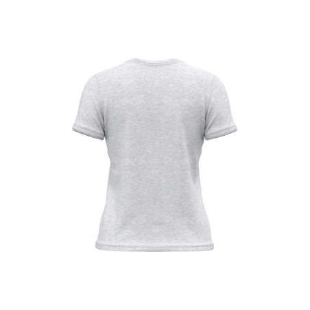 T-shirt bio col V femme gris chiné Kariban – 140 g/m² – vue 2