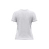 T-shirt bio col V femme gris chiné Kariban – 140 g/m² – vue 2
