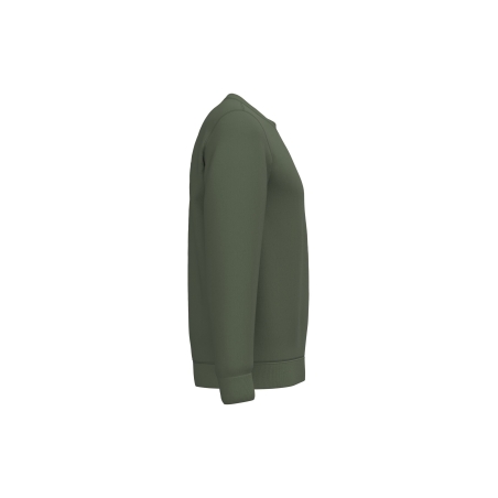 Sweat-shirt col rond unisexe Vert Caper Green Kariban – vue 3
