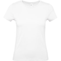 T-shirt femme gris coupe classique 145 g/m² B&C E150