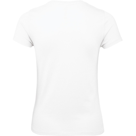 T-shirt femme gris coupe classique 145 g/m² B&C E150 – vue 2