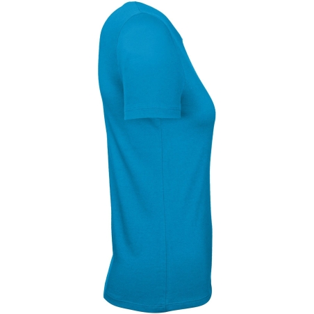T-shirt femme coupe droite Bleu Atoll 145 g/m² B&C E150 – vue 3