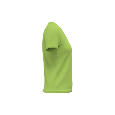 T-shirt bio col V femme vert lime Kariban BIO150 – vue 3