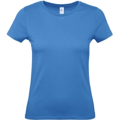 T-shirt femme col rond Bleu (Azure) B&C E150