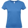 T-shirt femme col rond Bleu (Azure) B&C E150