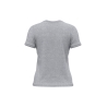 T-shirt bio col V femme gris Kariban BIO150 – 140 g/m² – vue 2