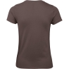 T-shirt femme col rond Marron 145 g/m² B&C E150 – vue 2