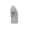 T-shirt bio col V femme gris Kariban BIO150 – 140 g/m² – vue 3