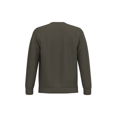 Sweat-shirt col rond unisexe Dark Khaki 280 g/m² Kariban – vue 2