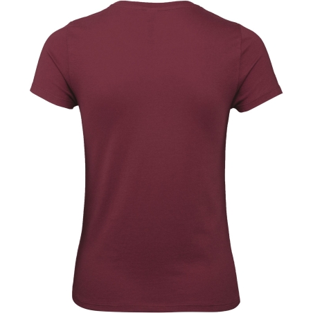 T-shirt femme col rond Bordeaux 145 g/m² B&C E150 – vue 2