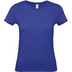 T-shirt femme col rond Bleu Cobalt B&C E150