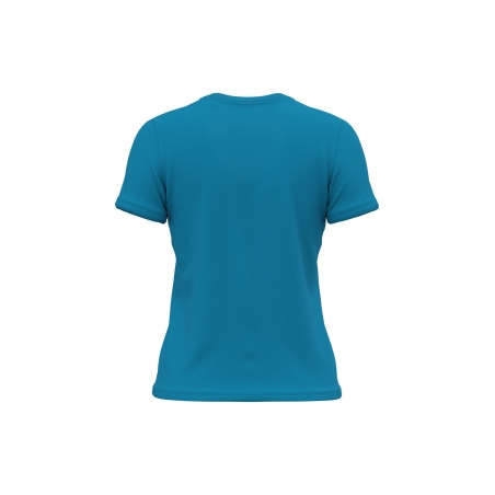T-shirt bio col V femme Bleu Tropical Blue Kariban – vue 2
