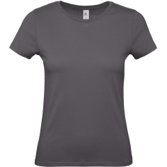 T-shirt femme col rond gris 145 g/m² B&C E150