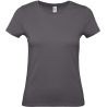 T-shirt femme col rond gris 145 g/m² B&C E150