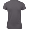 T-shirt femme col rond gris 145 g/m² B&C E150 – vue 2