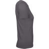T-shirt femme col rond gris 145 g/m² B&C E150 – vue 3