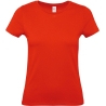 T-shirt femme Rouge Fire Red 145 g/m² B&C E150