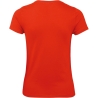 T-shirt femme Rouge Fire Red 145 g/m² B&C E150 – vue 2