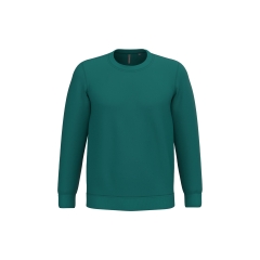 Sweat-shirt col rond unisexe vert Kariban – 280 g/m²
