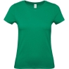 T-shirt femme coupe droite vert Kelly Green B&C E150