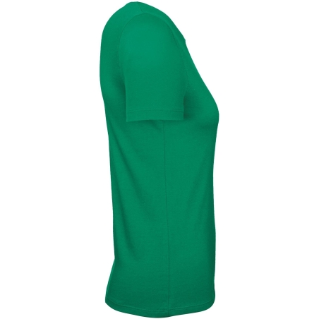T-shirt femme coupe droite vert Kelly Green B&C E150 – vue 3