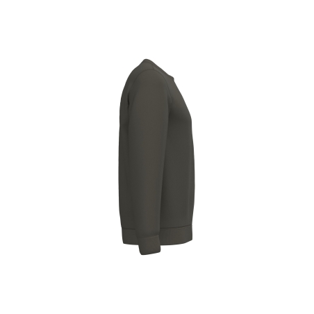 Sweat-shirt col rond unisexe Vert Olive Kariban 280 g/m² – vue 3