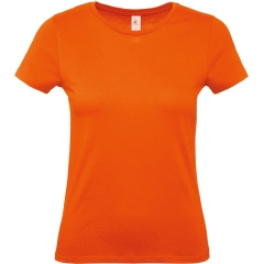 T-shirt femme coton orange 145 g/m² B&C E150