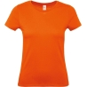 T-shirt femme coton orange 145 g/m² B&C E150