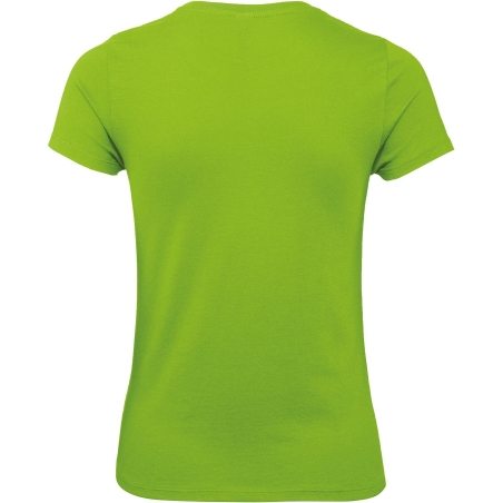 T-shirt femme col rond Vert Orchid Green B&C E150 – vue 2