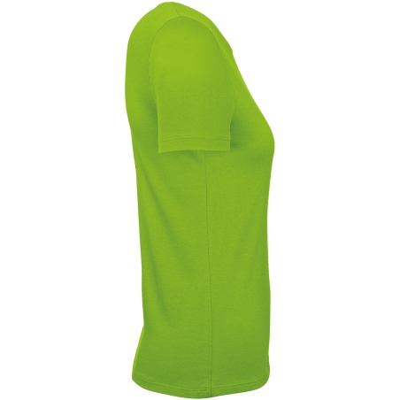 T-shirt femme col rond Vert Orchid Green B&C E150 – vue 3