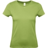 T-shirt femme coupe droite Vert Pistachio B&C E150