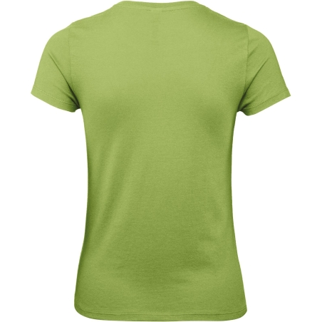 T-shirt femme coupe droite Vert Pistachio B&C E150 – vue 2