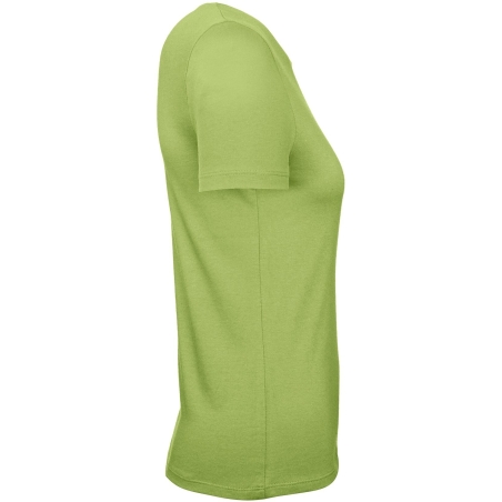 T-shirt femme coupe droite Vert Pistachio B&C E150 – vue 3