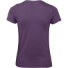 T-shirt femme coton Violet Radiant Purple B&C E150 – vue 2