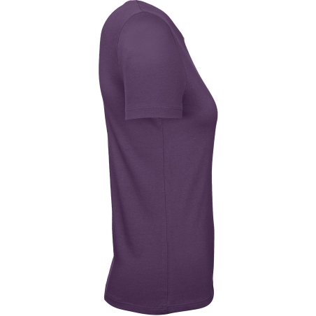 T-shirt femme coton Violet Radiant Purple B&C E150 – vue 3