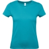 T-shirt femme col rond Turquoise 145 g/m² B&C E150