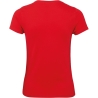 T-shirt femme Rouge 145 g/m² B&C E150 – Coton ring-spun – vue 2