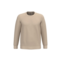 Sweat-shirt col rond unisexe beige 280 g/m² Kariban