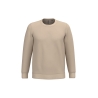 Sweat-shirt col rond unisexe beige 280 g/m² Kariban
